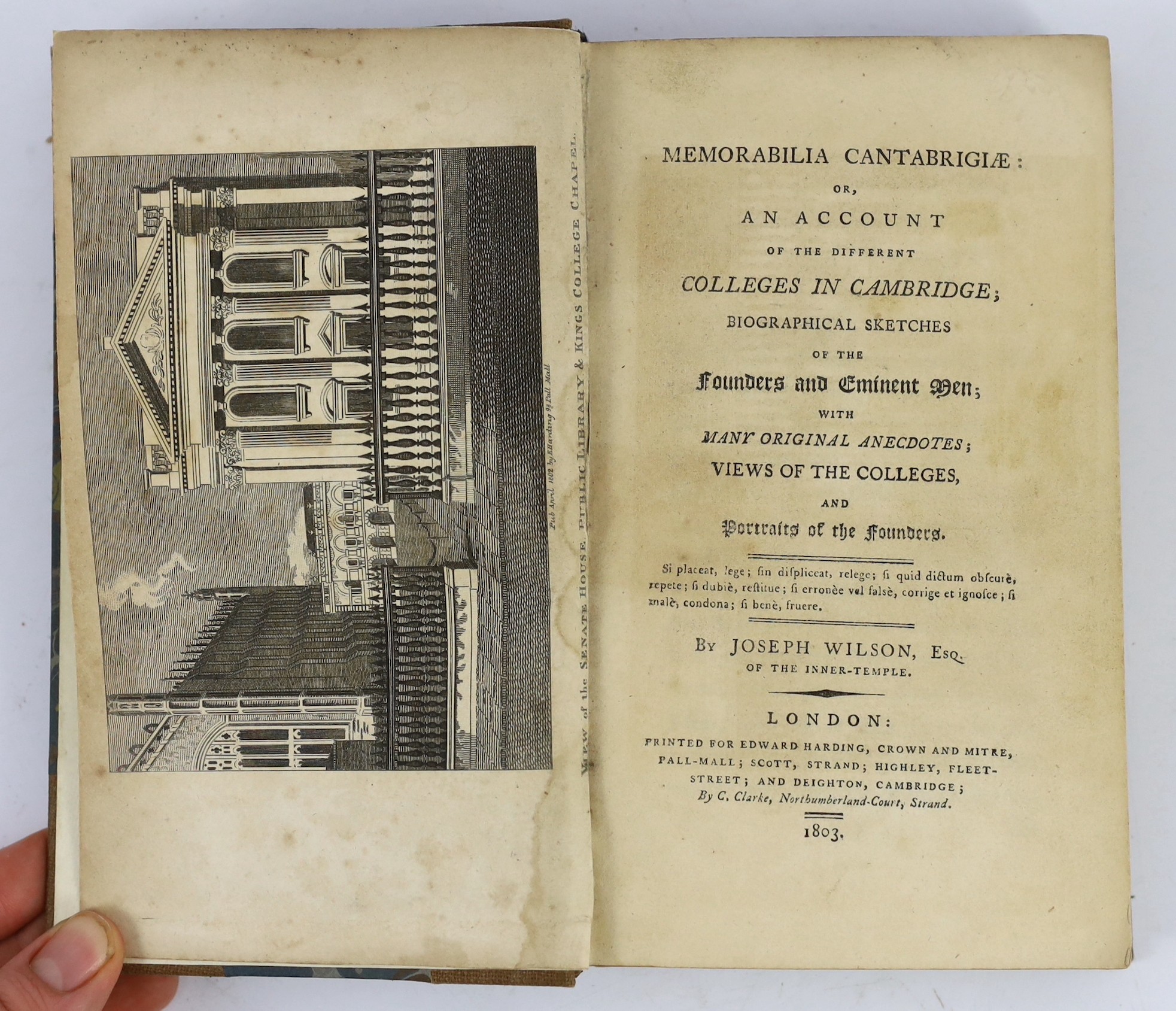 CAMBS: Lamb, John - Masters' History of the College of Corpus Christi; and the Blessed Virgin Mary in the University of Cambridge. With additional matter and a continuation to the present time ...